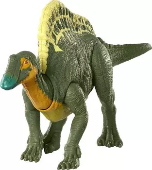 Фигурка Mattel Jurassic World Уранозавр возрастом 10 лет и HBX38 зеленый (МИР ЮРСКОГО ПЕРИОДА) [Общая длина 30 см] [Игрушка динозавр] [4 вверх]
