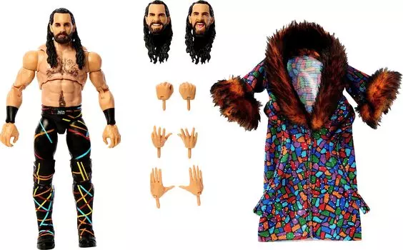 Фигурка Mattel WWE Seth Rollins Ultimate Edition со сменными реалистичными аксессуарами, шарнирная, детализированная, 6 дюймов