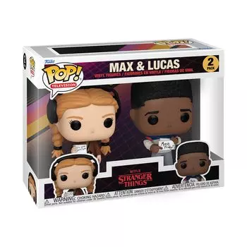 Фигурка Макса Лукаса из сериала «Очень странные дела» Funko Stranger Things Max Lucas 2PK Funko Pop! ТВ S4- &