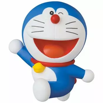 Фигурка Medicom Toy UDF Ultra Detail Fujiko Fujio Works Series 15 Lively Doraemon Общая высота 77 мм Покрашенная полная фигурка № 571 F. приблизительно. -