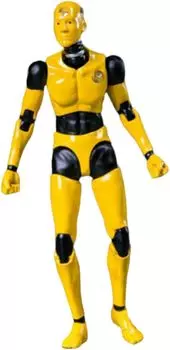 Фигурка мужчины Testman Crash Test Dummy Кукла 6 дюймов Мужская фигурка Кукла Игрушка Тестовый манекен Фигурка Тело Куклы Коллекция 1/12 жёлтый
