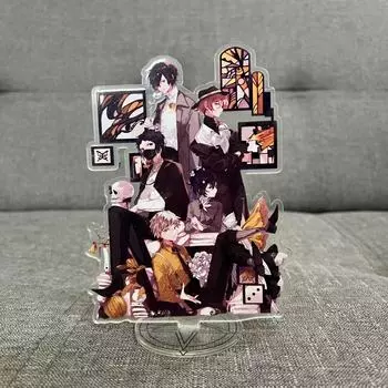 Фигурка на акриловой подставке Bungou Stray Dogs, 10-летие, аниме Дазай Осаму Накахара Чууя, настольная игрушка-подставка