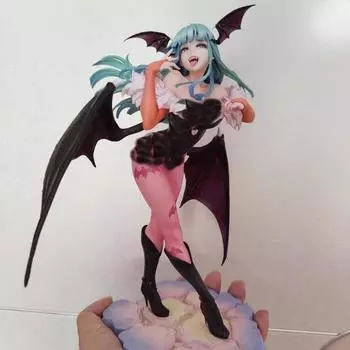 Фигурка Охотника на вампиров Морриган Эйнсланд Darkstalkers Bishoujo ПВХ Фигурка Коллекционная кукла на Хэллоуин Игрушка для детей Подарок color box