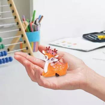 Фигурка оленя, игрушечная фигурка для мальчиков и девочек, праздничный подарок, модель лесного животного Style A
