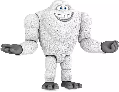 Фигурка отвратительного снеговика Mattel Pixar, подвижный персонаж, фирменный стиль, коллекционная игрушка, корпорация монстров. 8 дюймов