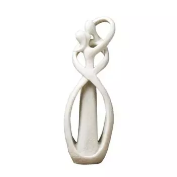 Фигурка пары полезных влюбленных, абстрактная, износостойкая, изысканная. белый