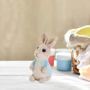 Фигурка пасхального кролика украшения фестиваль подарок украшение для стола фермерский дом синий