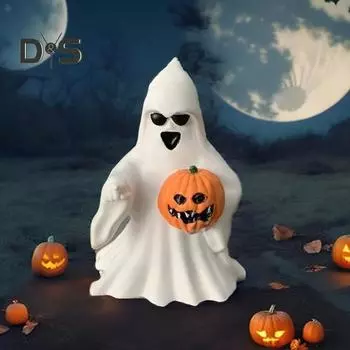 Фигурка привидения Хэллоуин жуткие украшения привидения коллекционная настольная статуэтка привидения украшения для дома для стола центральные элементы полки каминная полка дисплей E