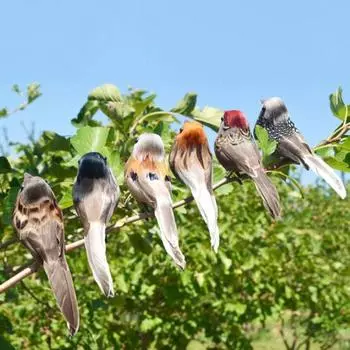 Фигурка птицы из пенопласта, украшение для газона, реквизит для фото, двор, сад, ремесленный декор с зажимом