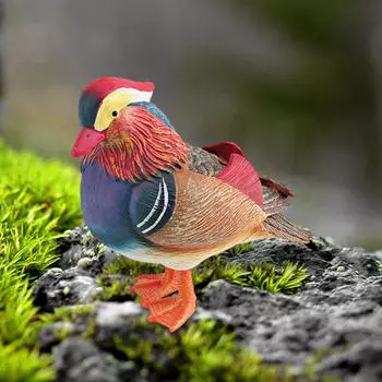 Фигурка птицы, садовая статуя, фигурка неразлучника, скульптура животного для вечеринки
