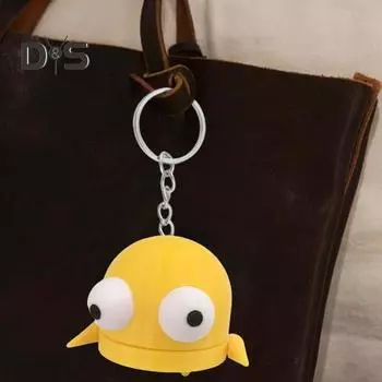 Фигурка робота REPO, 3D-печатный гибкий робот, украшение, коллекционная фигурка персонажа игры ужасов, брелок, кулон, подарок для фанатов жёлтый