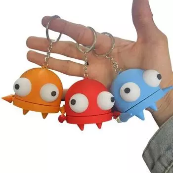 Фигурка робота REPO, 3D-печатный гибкий робот, украшение, коллекционная фигурка персонажа игры ужасов, брелок, кулон, подарок для фанатов жёлтый