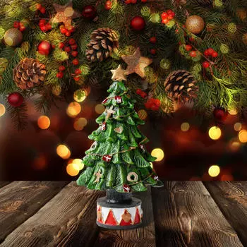 Фигурка рождественской елки, настольное украшение, поделка для внутреннего офиса Small