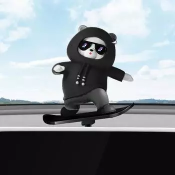 Фигурка Rytom Sliding Bear Monitor, черная, 1 шт., корейский автомобильный аксессуар