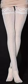 Фигурка с TBLeague Body Fashion White Beautiful Sexy Lace Чулки и голова не [TOYBARJAPAN] 1/6 Аксессуары/Совместимые женские (Тело включено)