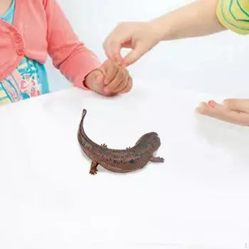 Фигурка Саламандры, коллекции фигурок животных, праздничный подарок, подарки на день рождения, дошкольный возраст коричневый
