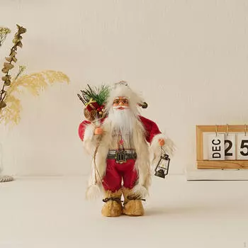 Фигурка Санта-Клауса Рождественская кукла Центральная часть стола Декоративная фигурка Украшение для 30cm