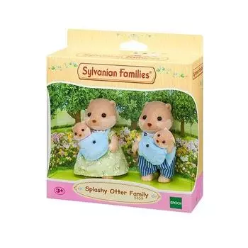 Фигурка семьи выдр Sylvanian Family, 1 шт., популярные корейские игрушки