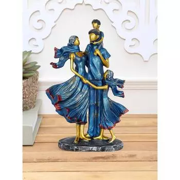 Фигурка семейной пары из полирезины для домашнего декора (11 дюймов), Многоцветный, Любовь