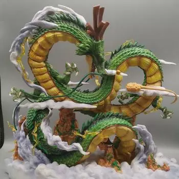 Фигурка Shenlong, фигурка Shenron со статуей Сон Гоку, Коллекционная модель, кукла, орнамент, игрушки, подарки зелёный
