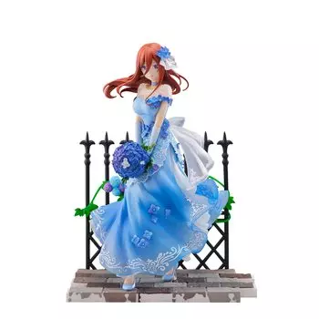 Фигурка SHIBUYA SCRAMBL FIGURE из фильма Quintessential Miku Nakano Dress в масштабе Пятерняшки - Цветочная версия - 1/7