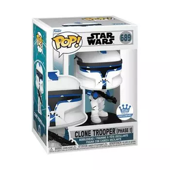 Фигурка солдата-клона Асоки из Звездных войн Funko Звездные войны Funko (ФАЗА 1) ПОП! [Эксклюзив FunkoWeb]