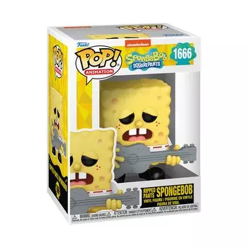 Фигурка SpongeBob SquarePants Torn Pants в честь 25-летия SpongeBob SquarePants Anniversary Glove Light Funko Vinyl Animation Funko w/Guitar Pop!