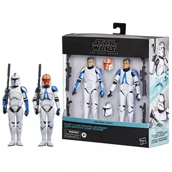 Фигурка Star Wars Black Series Clone Trooper, лейтенант 332nd Clone Trooper, предварительный заказ, 6 дюймов, 2 шт. в упаковке - &