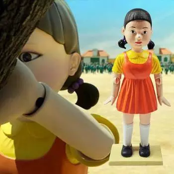 Фигурка стоящей девушки, украшение из смолы, настольная статуэтка девушки, коллекционный подарок для любителей кино, украшение для книжной полки на столе B