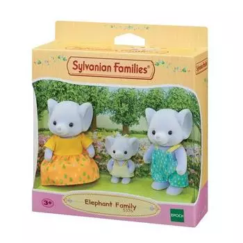 Фигурка Sylvanian Family Elephant Family 5376, 1 шт., популярные корейские игрушки