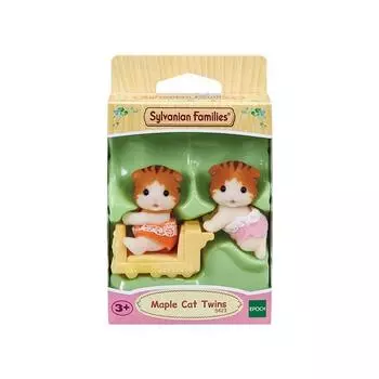 Фигурка Sylvanian Family Maple Cat Twin 5423, 1 шт., Популярные корейские игрушки