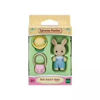 Фигурка Sylvanian Family Milk Rabbit Baby 5413, 1 шт., популярные корейские игрушки