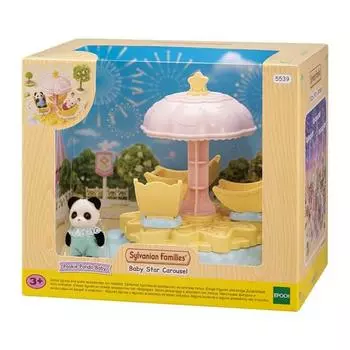 Фигурка Sylvanian Family Starlight Baby Carousel 5539, 1 шт., популярные корейские игрушки