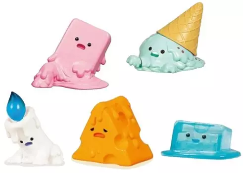 Фигурка талисмана Tokechauz, новый цвет x все 5 типов, полный комплект, Gacha Gacha Capsule Toy Ver.
