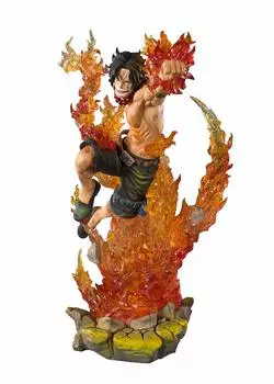 Фигурка TAMASHII NATIONS ZERO ONE PIECE Portgas Ace Whitebeard Pirates 2nd Division Commander 195 мм ПВХ ABS окрашенная полная фигурка D. - - приблизительно. &