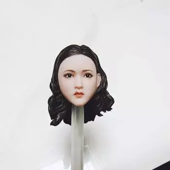 Фигурка Toy Hobby scale Совместима с TBLeague и другими элементарными телами Кожа жемчужно-белая Юная красивая девочка Азиатская красивая женская голова