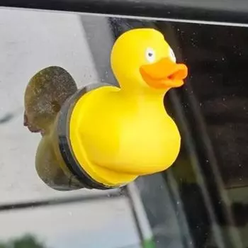 Фигурка утки-распылителя в виде среднего пальца, крепление на лобовое стекло автомобиля, грузовика, приборная панель, маленькая желтая чёрный