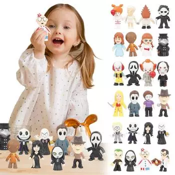 Фигурка ужаса, трясущаяся машина, украшение для автомобиля, креативное декоративное украшение