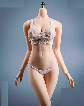 Фигурка VSTOYS 21XG84A Красивый сексуальный модный женский бюстгальтер комплект нижнего белья и голова не [TOYBARJAPAN] 1/6 Аксессуары/Белый (Тело включено) белый