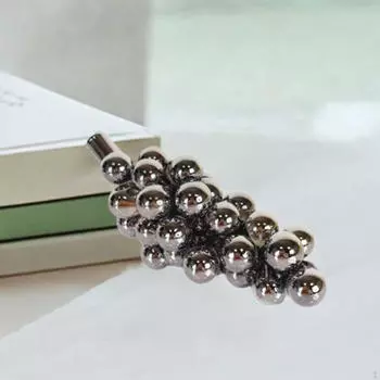 Фигурка винограда, настольная художественная скульптура из фруктов для офиса, домашнего декора Gray