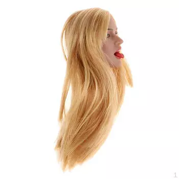 Фигурка женской головы с волосами в масштабе 1/6, 2 дюйма, фигурки A