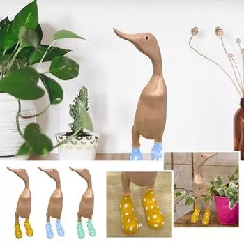 Фигурка животного с ботинками, скульптура животного в пятнистых сапогах, украшение сада, статуя животного с ботинками для украшения вечеринки в помещении и на открытом воздухе S синий