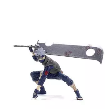 Фигурки аниме Наруто Хатаке Какаши, аксессуары, экшн-фигурка, модель куклы, детские игрушки из мультфильма, крутые подарки на день рождения 15 см