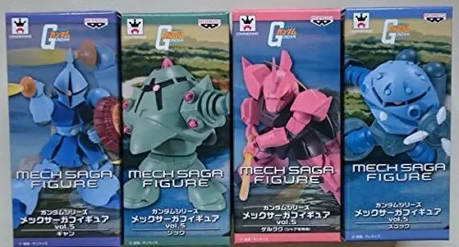 Фигурки Gundam Mech Saga все 4 типа набор том 5