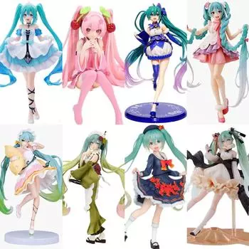 Фигурки и аксессуары для аниме Hatsune Miku - 2D Girl Model Украшения и подарки для девочек