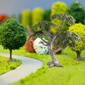 Фигурки из моделей деревьев Мини-искусственные украшения для деревьев, украшения для торта, декорации для архитектуры