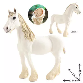 Фигурки лошадей, обучающие игрушки, ролевые игры, игровой набор, статуя дикой природы, модель животного для