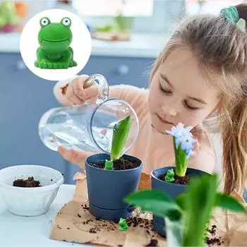 Фигурки лягушек Садовый декор Спальня Реалистичный шкаф Забавный DIY Яркий Мини-дом зелёный