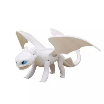 Фигурки Ночной Фурии Подвижные Пластиковые Модели Light Fury