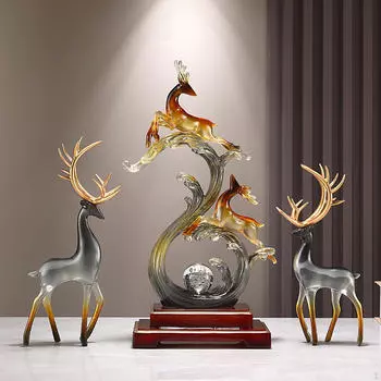 Фигурки оленей, олени, креативные украшения Style A